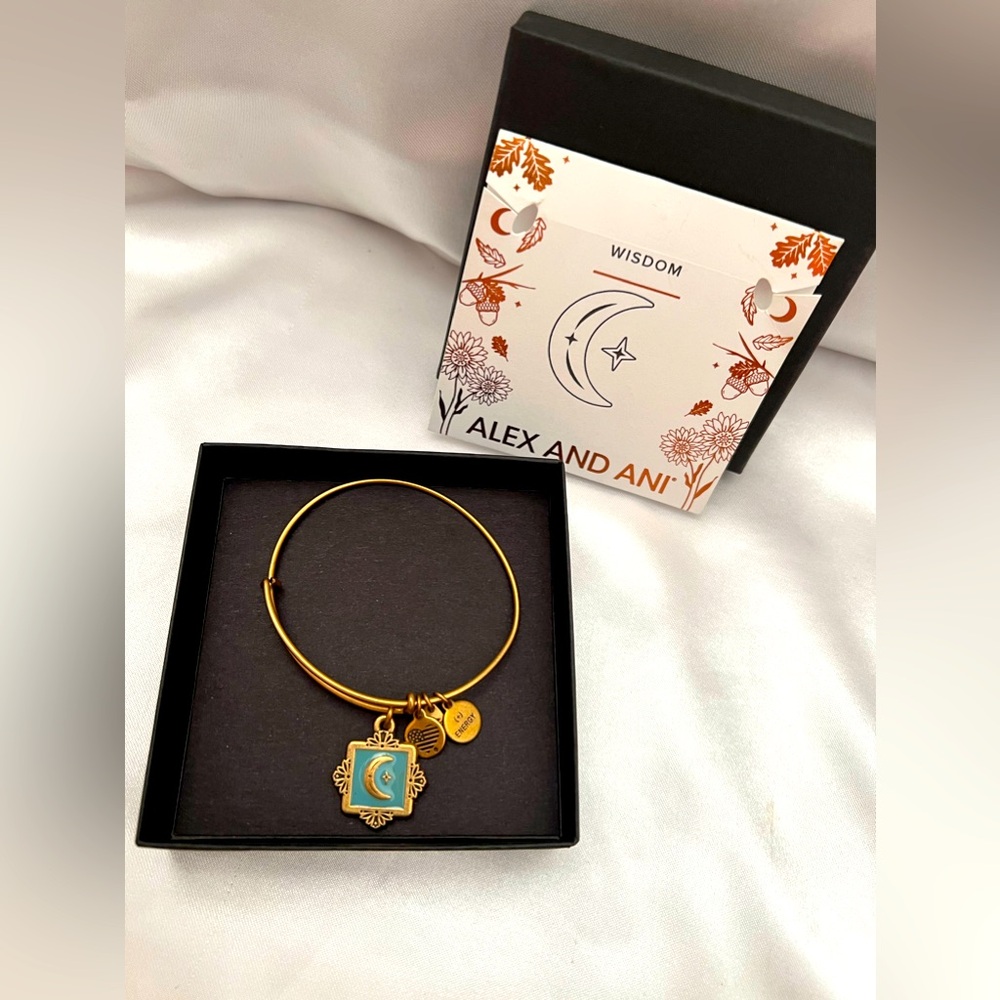 NEW Alex and Ani bracelet with Moon charm